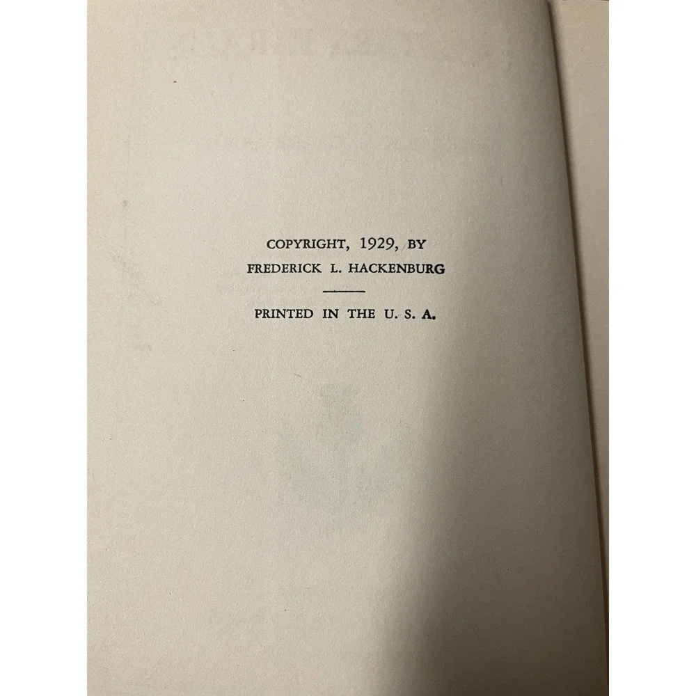 A Solitary Parade Frederick L Hackenburg 1929 The Thistle Press Vintage